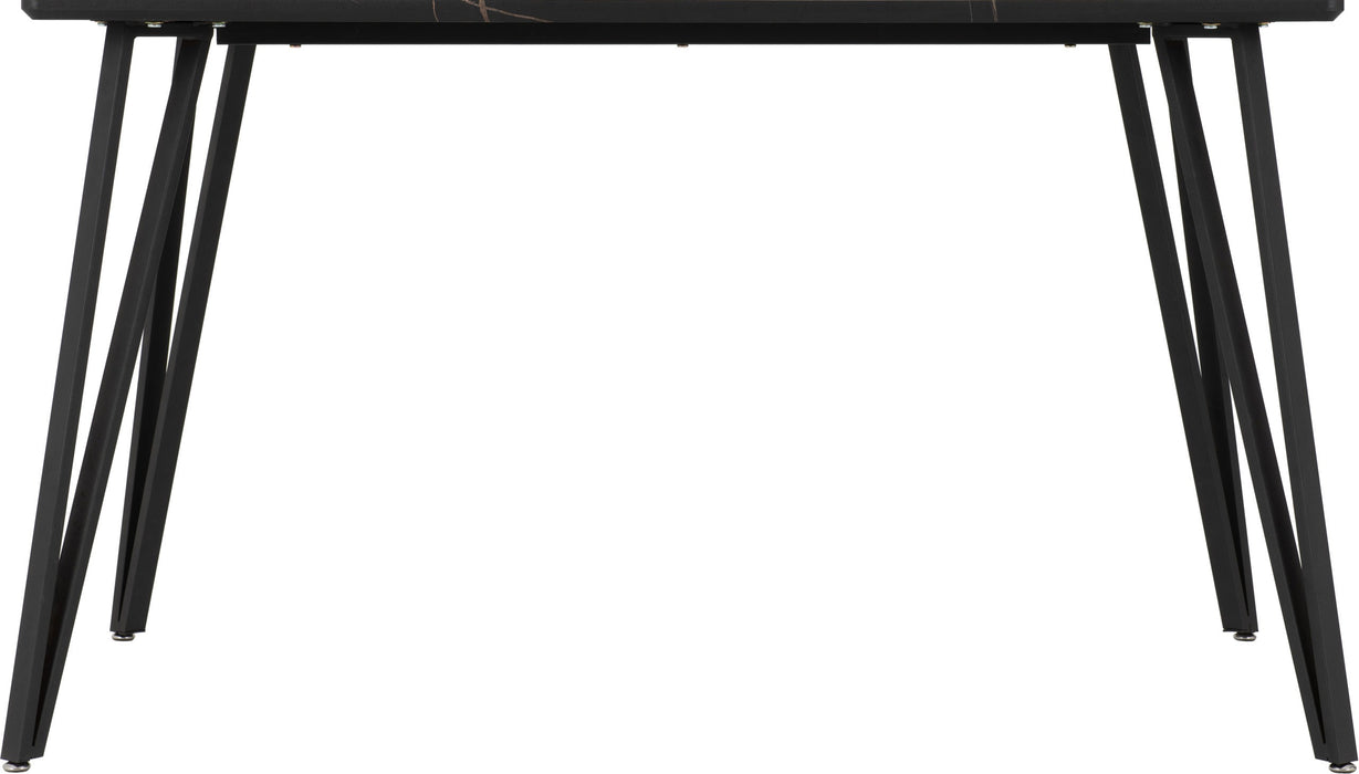 black marble dining table