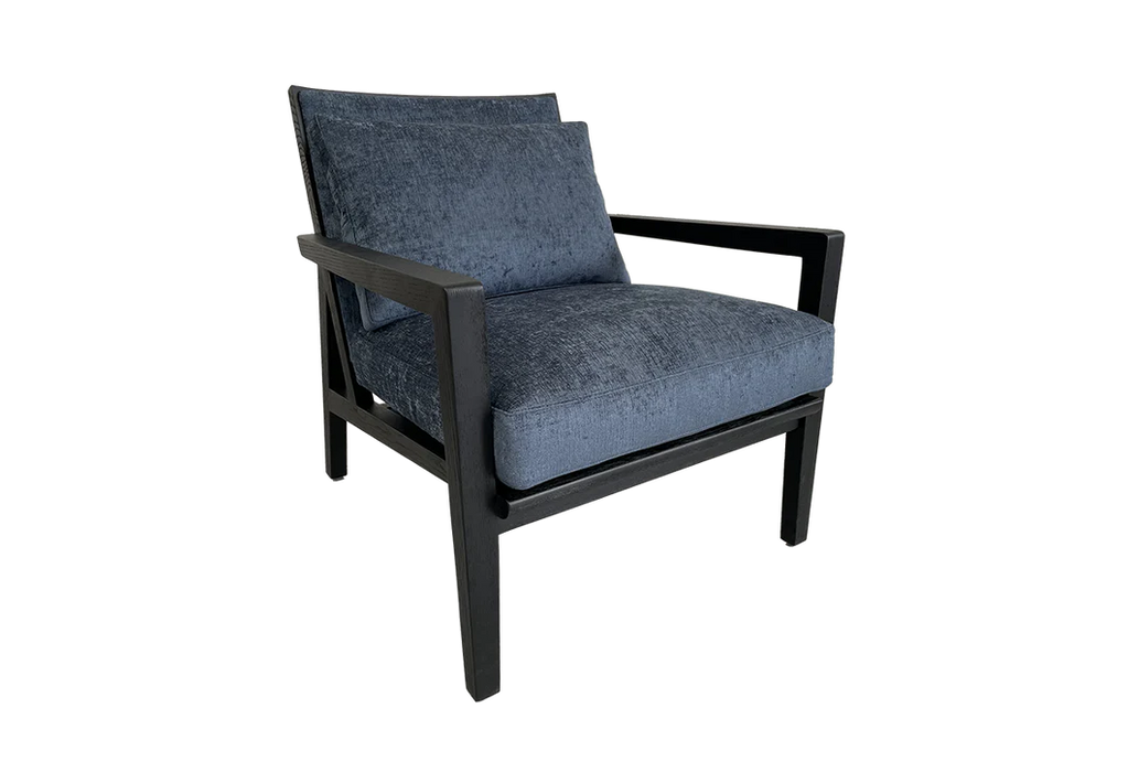 Mischa Armchair - Midnight Blue-Cheshire Furniture Outlet
