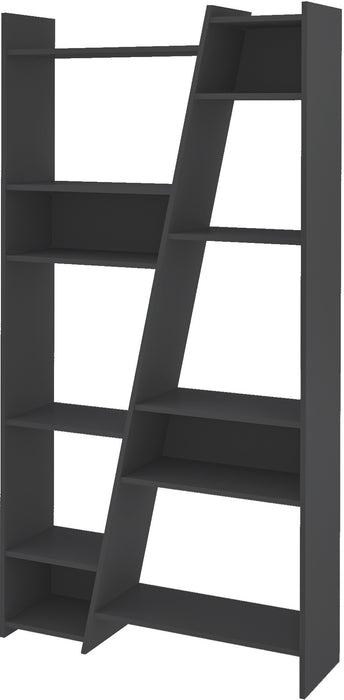 Naples Tall Wooden Bookcase, Grey