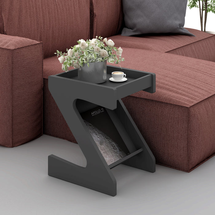 Naples Z Side Table, Grey