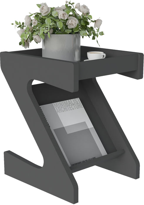 Naples Z Side Table, Grey