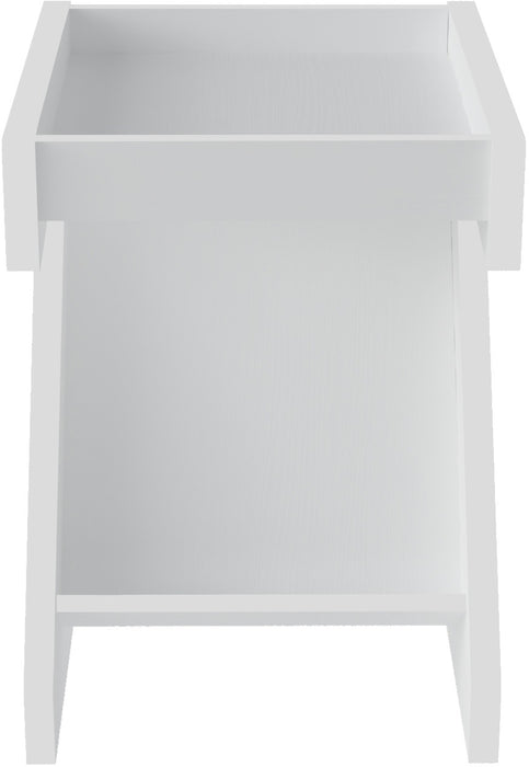Naples Z Side Table, White