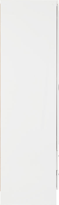 Nevada 3 Door 2 Drawer Mirrored Wardrobe – White Gloss