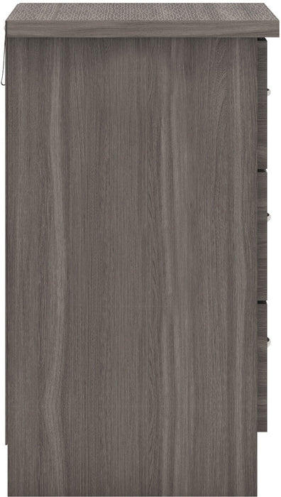 Nevada 3 Drawer Chest – Black Wood Grain