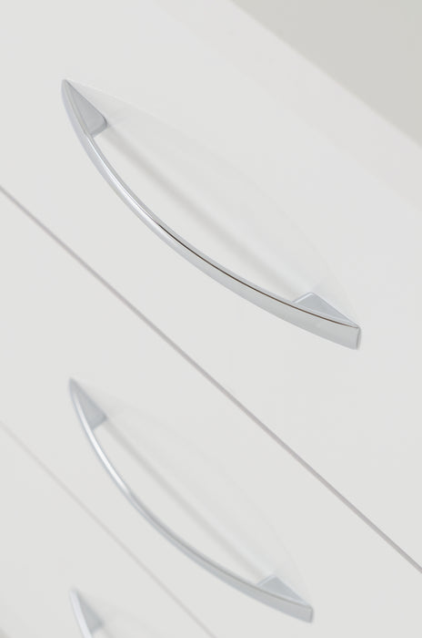 Nevada 3 Drawer Chest – White Gloss