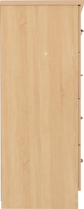 Nevada 3+2 Drawer Chest - Sonoma Oak Effect