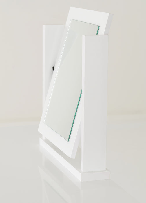 Nevada 4 Drawer Dressing Table Set – White Gloss