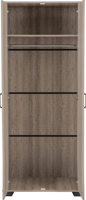 Oliver 2 Door Wardrobe - Light Oak Effect