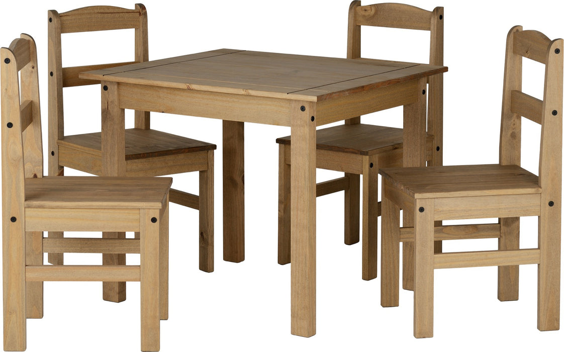 Panama Dining Set Oak Natural wax 
