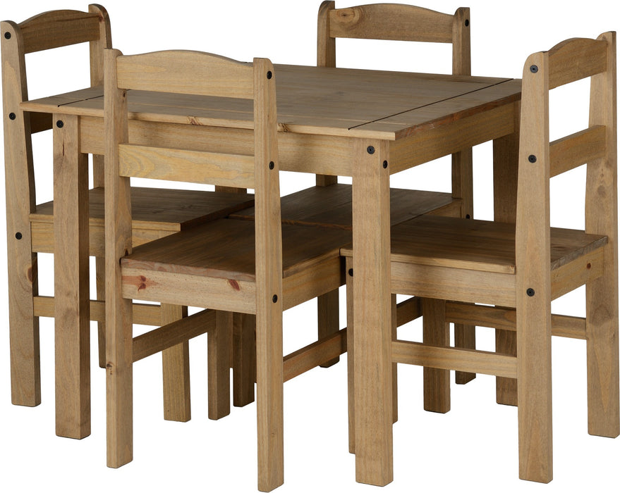 Panama Dining Set Oak Natural wax 