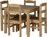 Panama Dining Set Oak Natural wax 