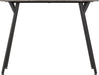 Quebec Bar Table Set – Concrete Effect/Black/Grey Faux Leather