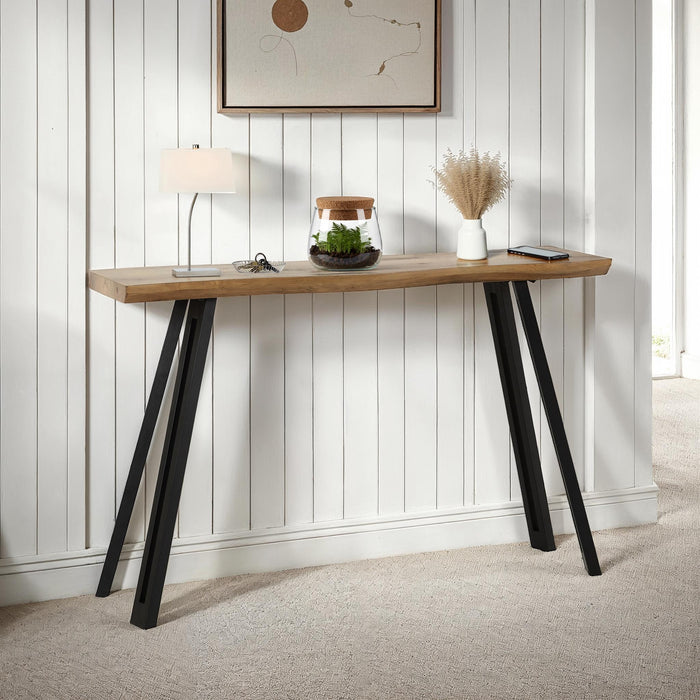 Quebec Wave Edge Console Table