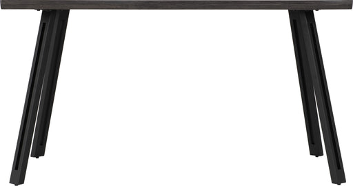 quebec dining table black stylish modern side view