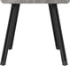 quebec wave edge dining table small concrete effect small