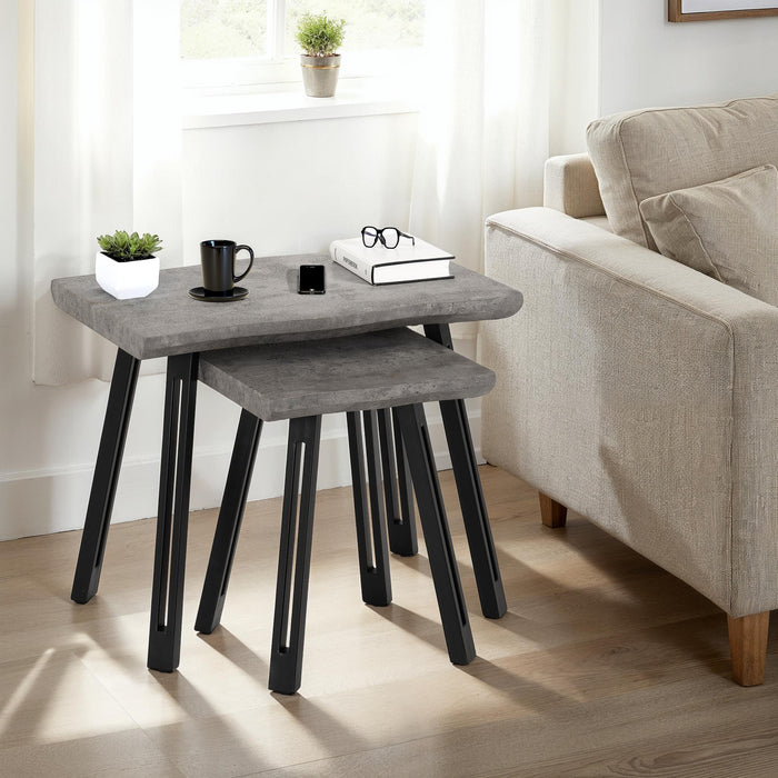 Quebec Wave Edge Nest Of Tables