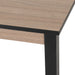 Radley Dining  Table close up Black/Oak Effect/Oat 