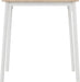 Riley Small Dining Table White & Light Oak Effect Veneer