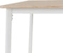 Riley Small Dining Table White & Light Oak Effect Veneer