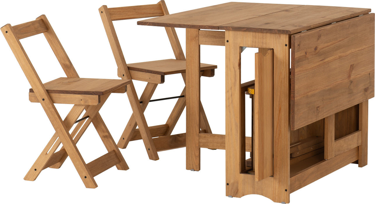 Santos Butterfly Dining Set – Natural Wax