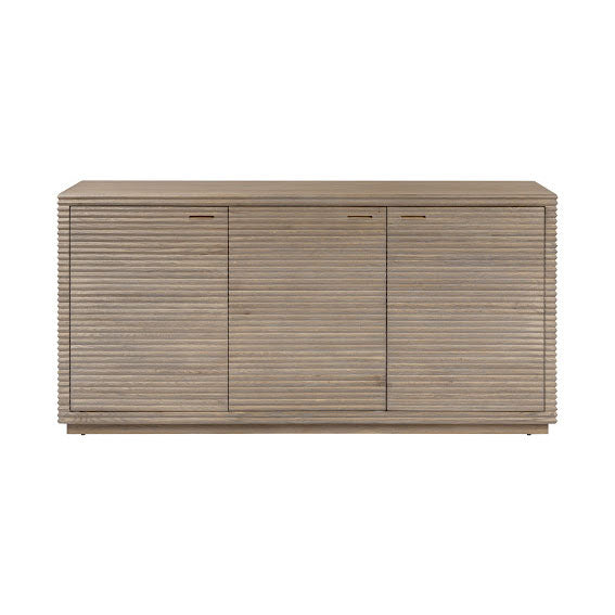 Wickham Ribbed Oak Sideboard-Cheshire Furniture Outlet