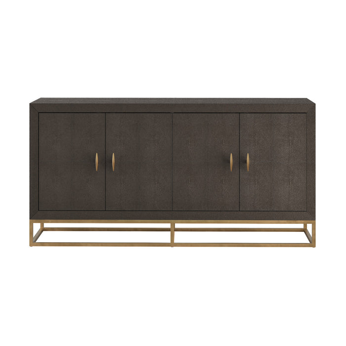 Hampton Sideboard | Brown Shagreen-Cheshire Furniture Outlet