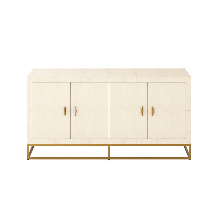 Hampton Sideboard | Ivory Shagreen-Cheshire Furniture Outlet