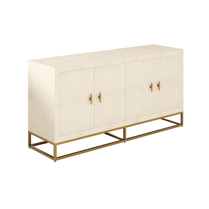 Hampton Sideboard | Ivory Shagreen-Cheshire Furniture Outlet