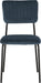 Sheldon Chair Navy Blue Velvet Fabric