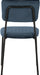 Sheldon Chair Navy Blue Velvet Fabric