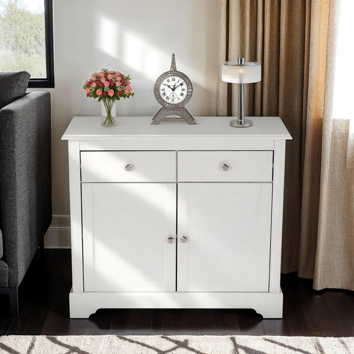 Stratford 2 Door 2 Drawer Sideboard – White