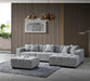 Aluxo Leonard Right Hand Corner Group in Cloudy Grey Boucle-Cheshire Furniture Outlet