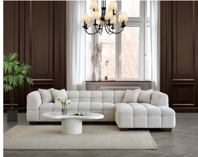 Aluxo Tribeca Corner Group - Oatmeal-Cheshire Furniture Outlet