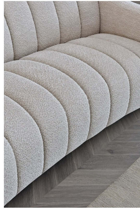 Aluxo Astoria 3 Seater Sofa - Oatmeal Boucle-Cheshire Furniture Outlet