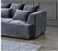 Aluxo Gramercy Group - Steel Velvet-Cheshire Furniture Outlet