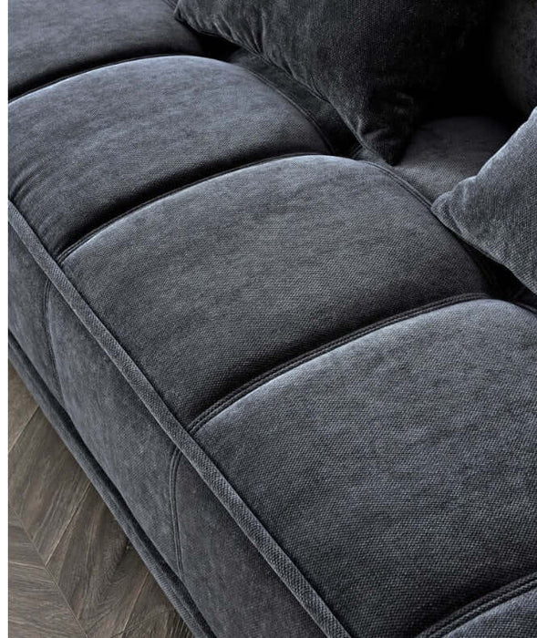 Aluxo Gramercy Group - Steel Velvet-Cheshire Furniture Outlet