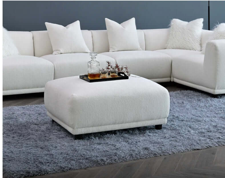 Aluxo Lottie Modular Corner - Polar Boucle-Cheshire Furniture Outlet