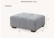 Aluxo Leonard Right Hand Corner - Cloudy Grey Boucle-Cheshire Furniture Outlet