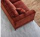 Aluxo Lenox Sofa Range - Rust Velvet-Cheshire Furniture Outlet