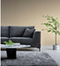 Aluxo Lenox Sofa Range - Steel Velvet-Cheshire Furniture Outlet