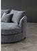 Aluxo Rubin Corner Chaise - Charcoal Boucle-Cheshire Furniture Outlet