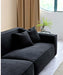 Dakota 4 seater with Chaise - Midnight Boucle-Cheshire Furniture Outlet