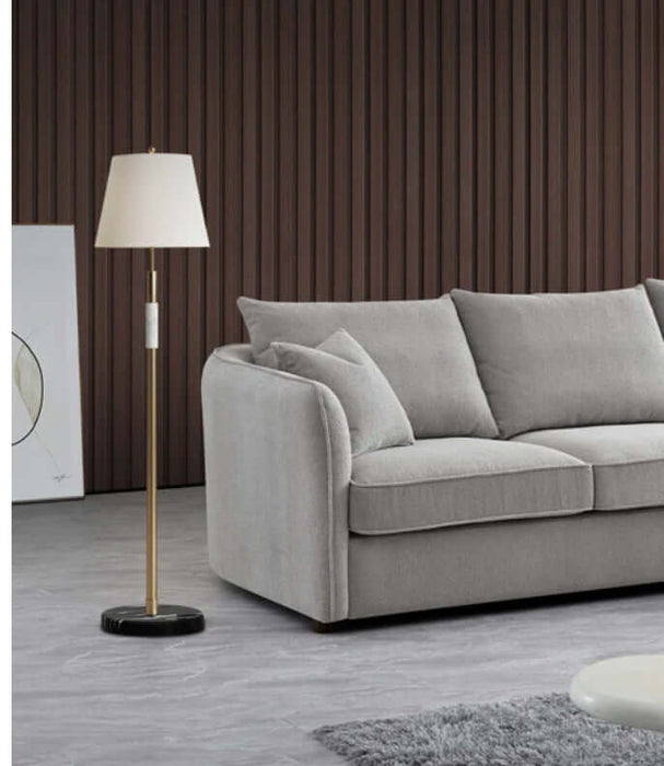 Aluxo Rubin Corner Chaise - Pebble Boucle-Cheshire Furniture Outlet