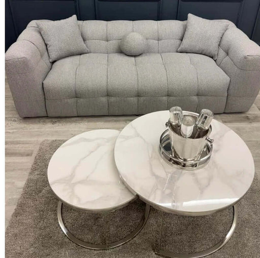The Bubble Boucle 3 Seater Sofa-Cheshire Furniture Outlet