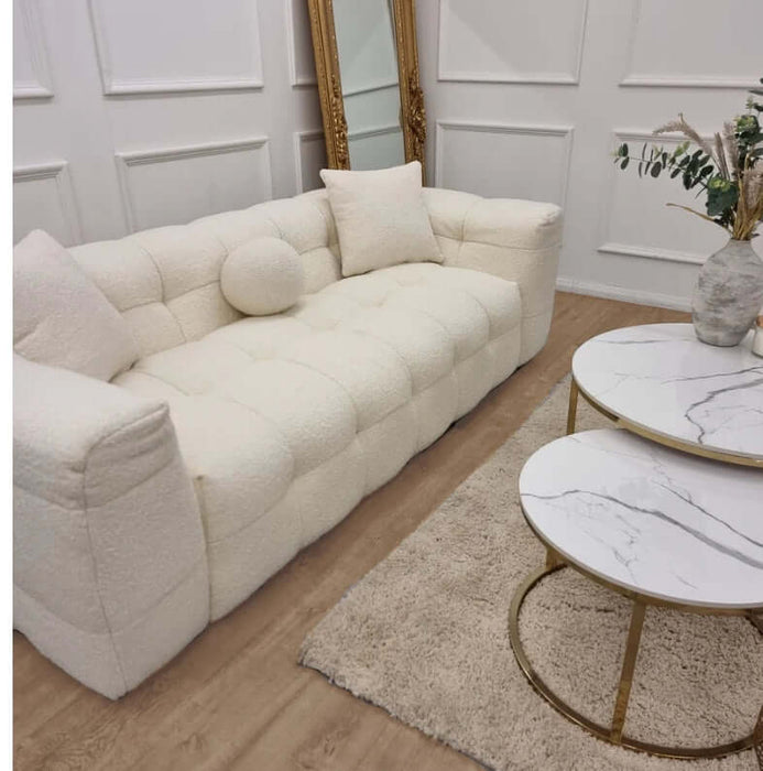 The Bubble Boucle 3 Seater Sofa-Cheshire Furniture Outlet
