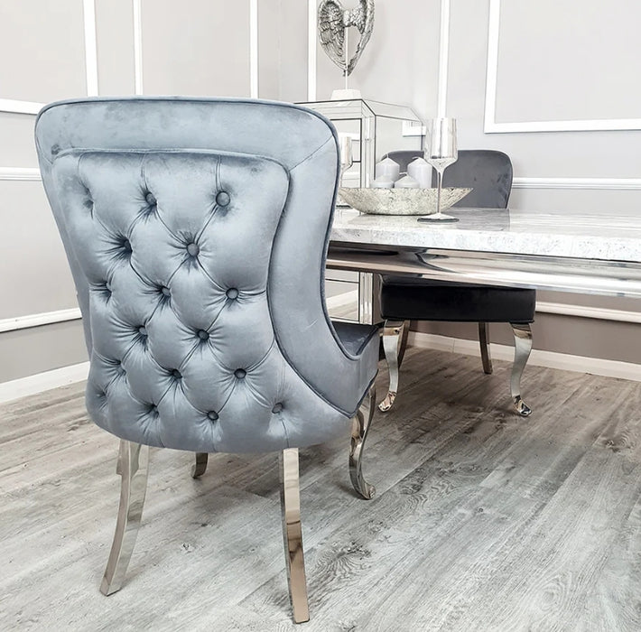 Sandhurst Dining Chair with buttoned back-Cheshire Furniture Outlet