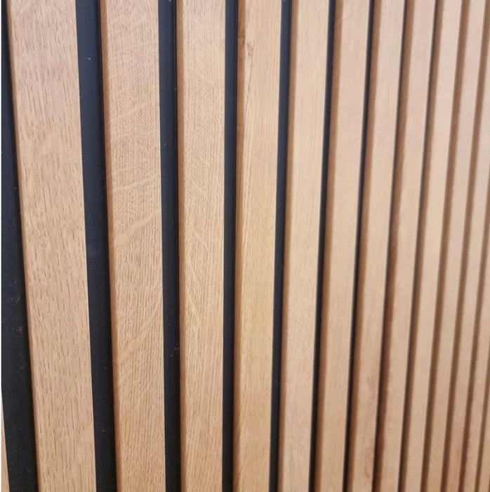 Wood Effect Slatted Wall Panels-Cheshire Furniture Outlet