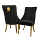 Louis Gold 1.8m Black & Gold - 4 Bentley Black & Gold-Cheshire Furniture Outlet