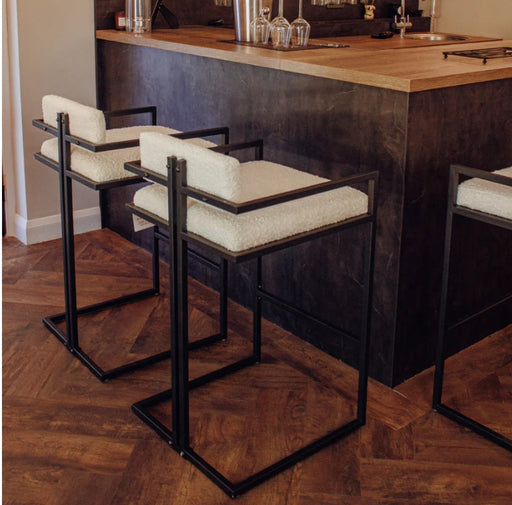 Boucle Bar Stool-Cheshire Furniture Outlet