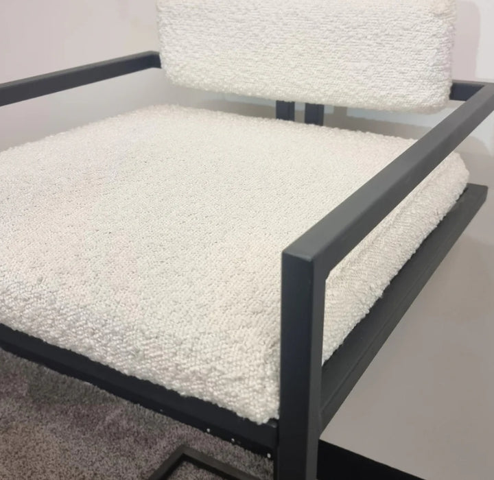 Boucle Bar Stool-Cheshire Furniture Outlet